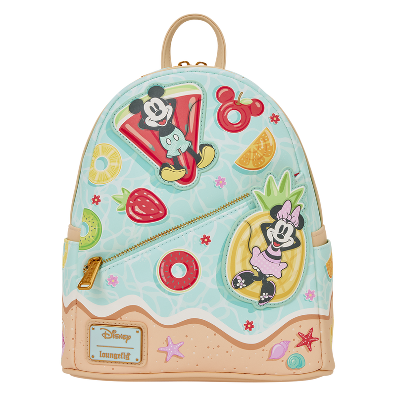 Mickey & Minnie Beach Fun Mini Backpack, , hi-res view 1