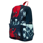 I Heart Horror It Pennywise Glow Nylon Full-Size Backpack, , hi-res view 4