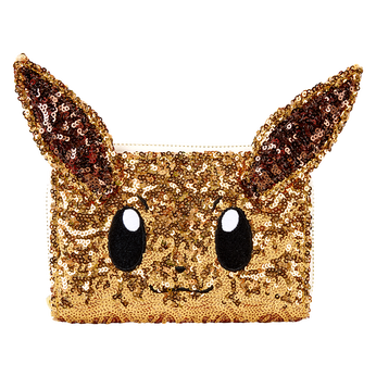 Pokémon Exclusive Eevee Sequin Cosplay Zip Around Wallet, Image 1