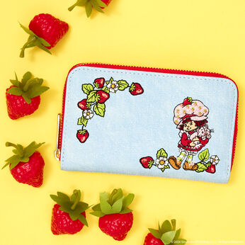 Strawberry Shortcake Denim Zip Around Wallet, Image 2