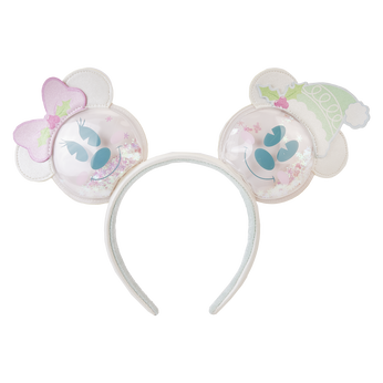 Mickey & Minnie Pastel Snowman Ear Headband, Image 2