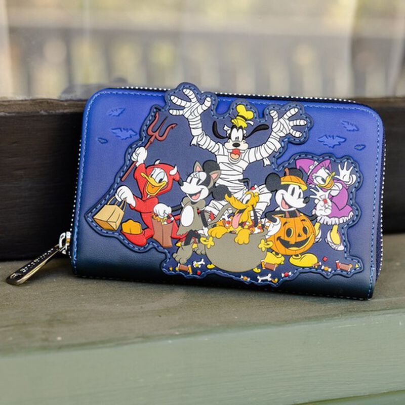 Exclusive - Mickey and Friends Halloween Haunted House Zip Around Wallet, , hi-res image number 2