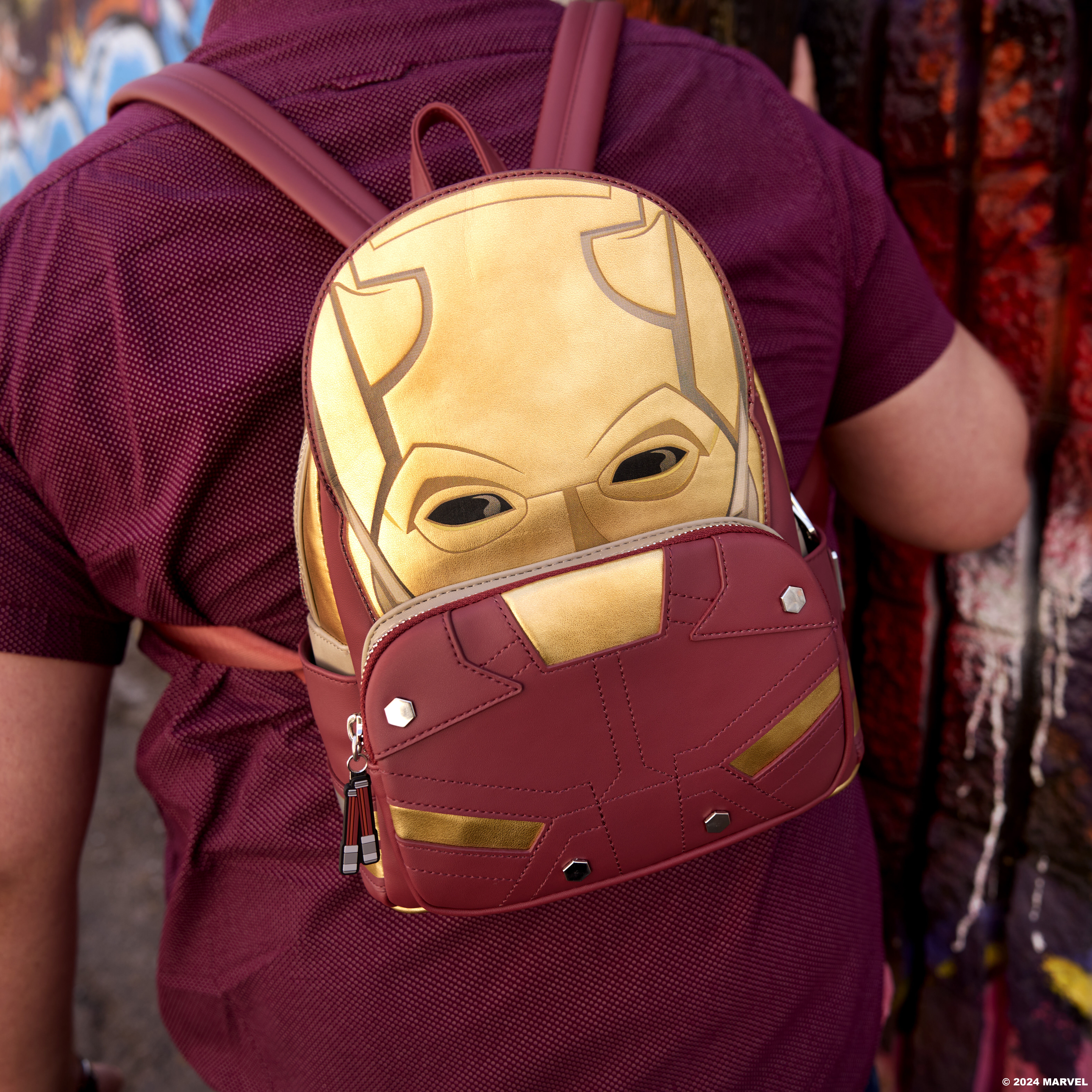 Marvel Daredevil Cosplay Mini Backpack