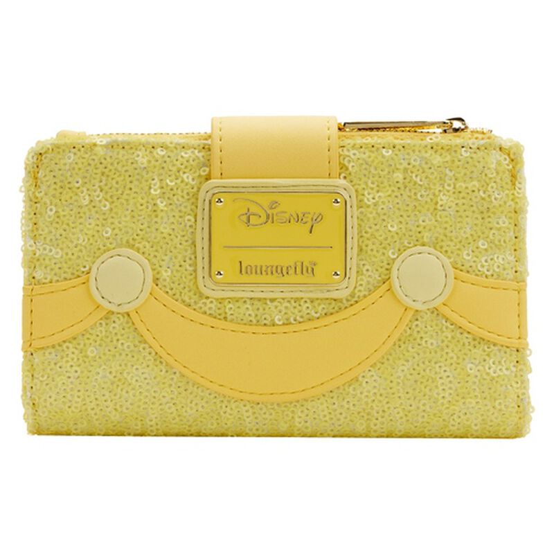 Beauty and the Beast Exclusive Belle Sequin Series Cosplay Flap Wallet, , hi-res view 4