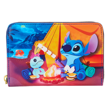 Stitch Camping Cuties Zip Around Wallet, Image 1