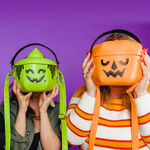 Digital Download- Happy Halloween Pail Zipper Bag - BUNDLE