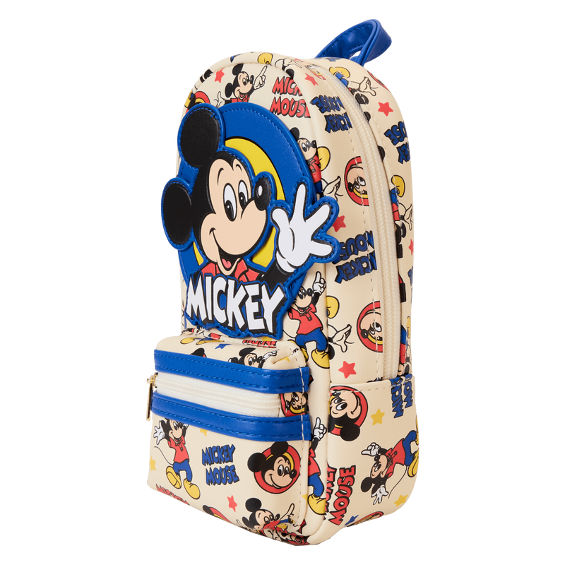 Mickey Mouse Classic All-Over Print Stationery Mini Backpack Pencil Case, , hi-res view 4