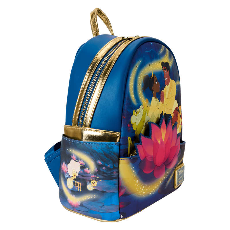 The Princess And The Frog 15th Anniversary Tiana & Naveen Glow Mini Backpack, , hi-res view 7