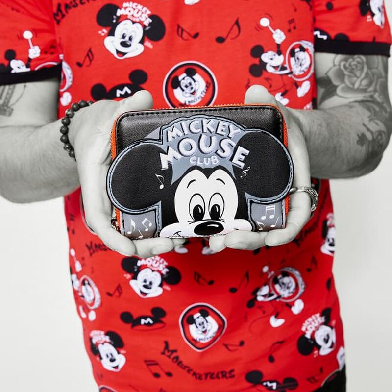 Disney100 Mickey Mouse Club Zip Around Wallet, , hi-res image number 2