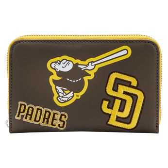 MLB SD Padres Patches Zip Around Wallet, Image 1