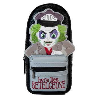 Beetlejuice Here Lies Betelgeuse Tour Guide Mini Backpack Pencil Case, Image 1