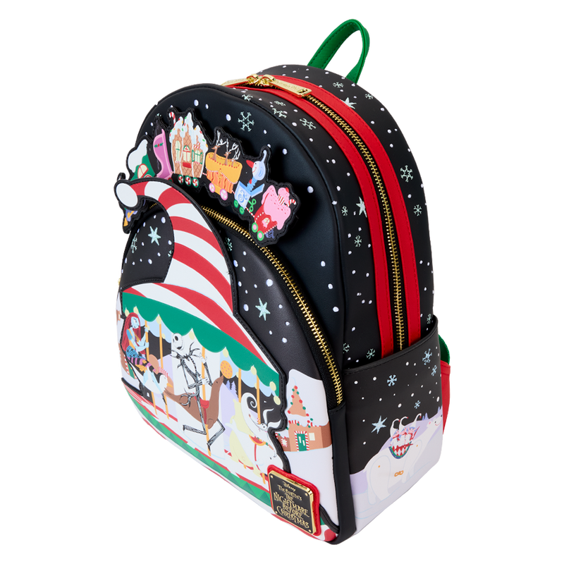 The Nightmare Before Christmas Town Carousel Glow Mini Backpack, , hi-res view 6