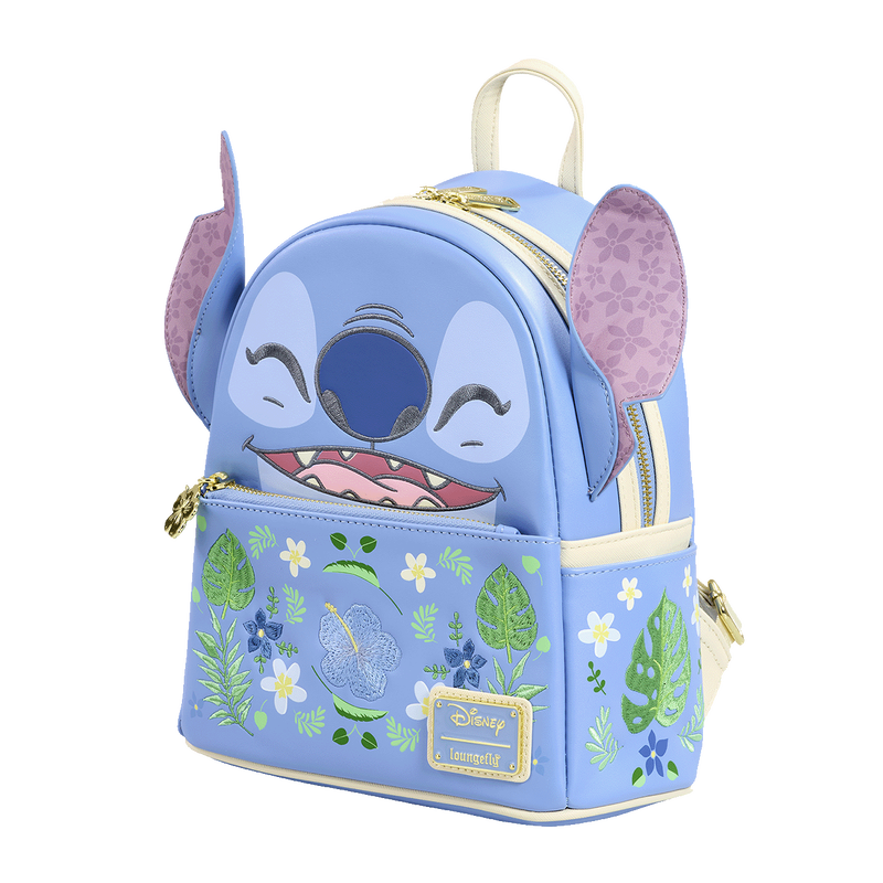 Stitch Spring Floral Figural Mini Backpack, , hi-res view 2