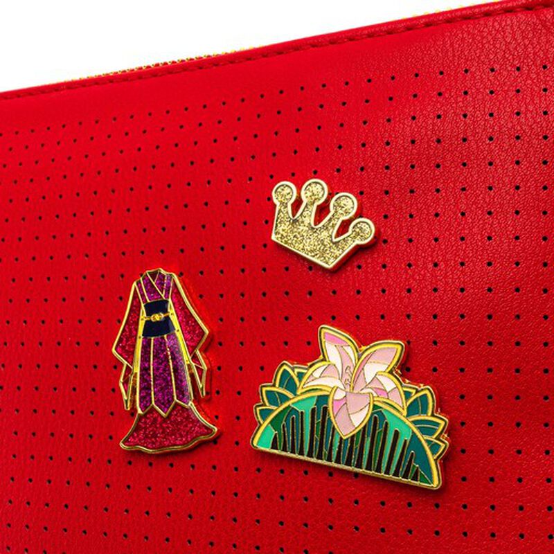 Loungefly Red Pin Trader Double Crossbody Bag, , hi-res view 5