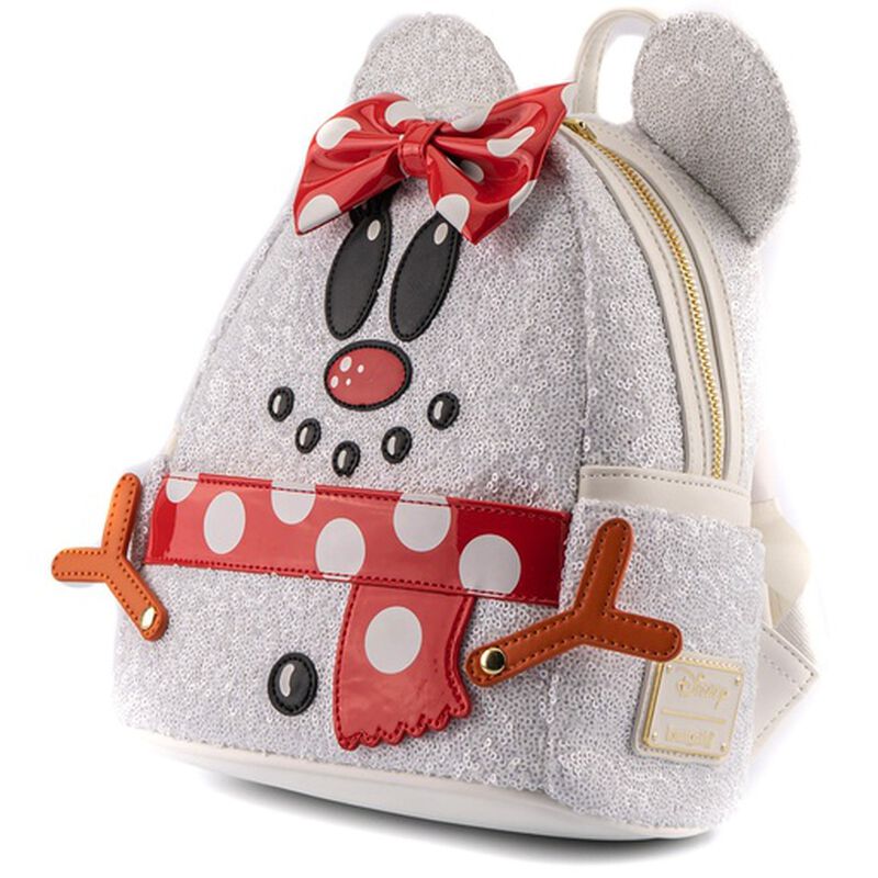 Exclusive - Disney Snowman Minnie Mouse Sequin Cosplay Mini Backpack, , hi-res image number 2