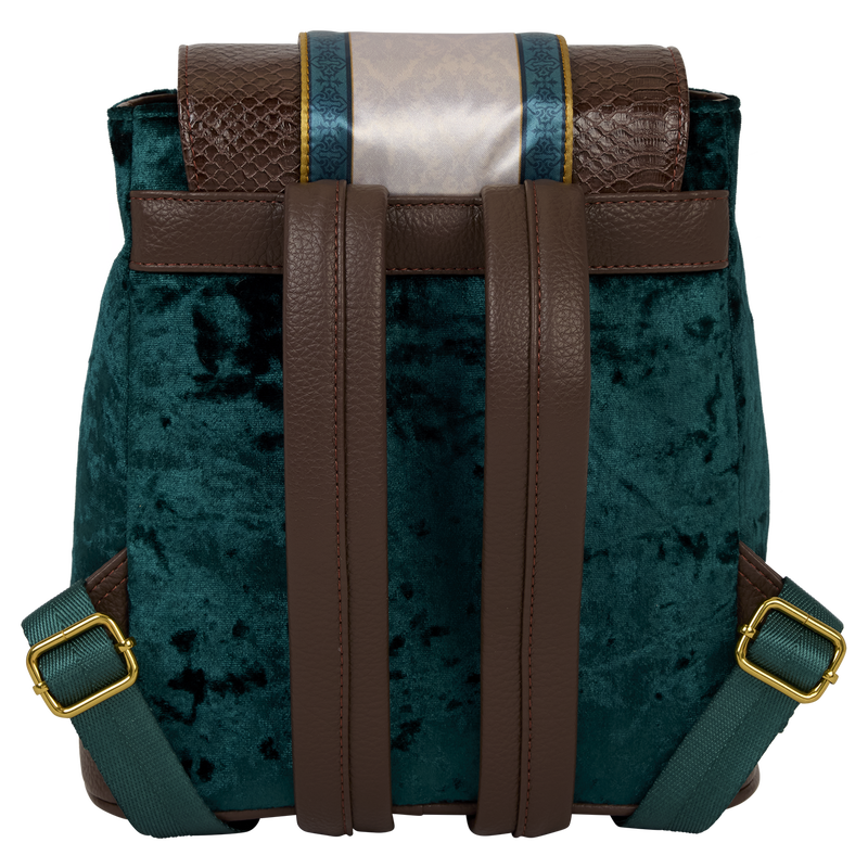 Exclusive Harry Potter Slytherin Banner Velvet Mini Backpack, , hi-res view 5