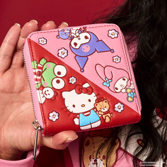 Sanrio Hello Kitty & Friends Color Block Zip Around Wallet, Image 2