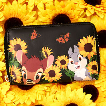 Bambi Sunflower Friends Zip Around Wallet, Image 2