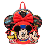 Mickey & Friends Classic All-Over Print Mini Backpack With Ear Headband, , hi-res view 1