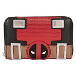Marvel Metallic Deadpool Cosplay Zip Around Wallet, , hi-res view 1