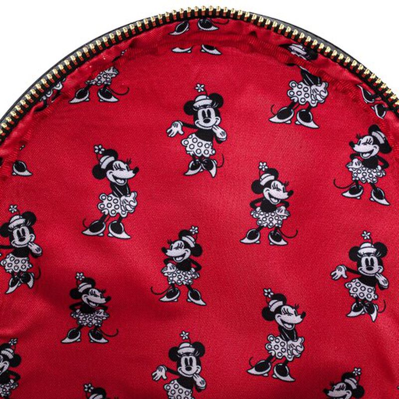 Disney Minnie Mouse Black & White Polka Dot Bow Mini Backpack with Fanny Pack, , hi-res view 6