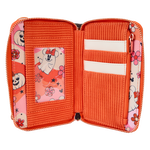 Mickey & Minnie Floral Ghost Glow Zip Around Wallet, , hi-res view 6