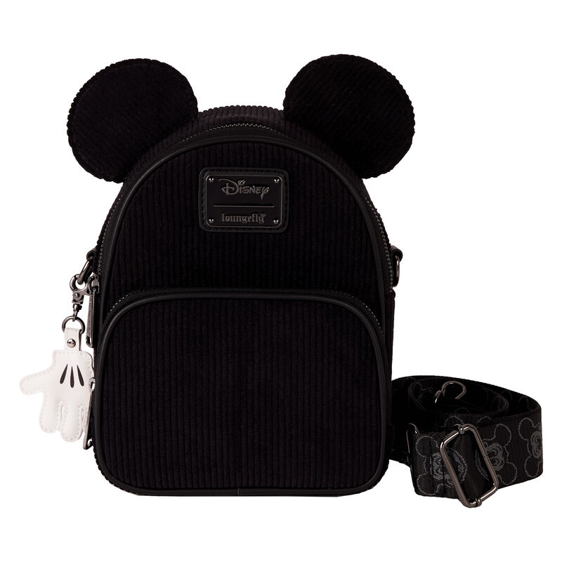 Mickey Mouse Classic Corduroy Convertible Mini Backpack & Crossbody Bag, , hi-res view 1