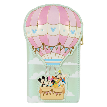 Mickey & Friends Hot Air Balloon Flap Wallet, Image 1