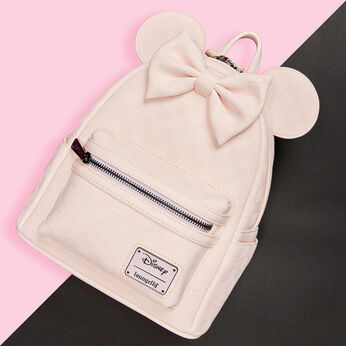 Minnie Mouse Checkered Texture Mini Backpack, Image 2