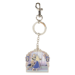 Sleeping Beauty 65th Anniversary Floral Scene Sliding Keychain, , hi-res view 1