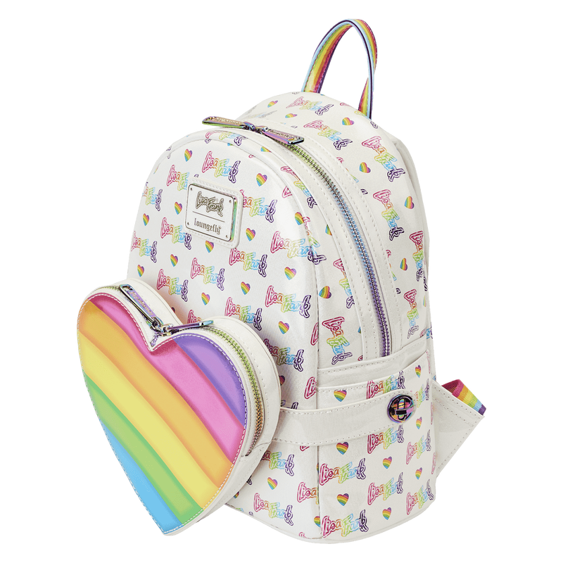 Lisa Frank Rainbow Heart Mini Backpack with Waist Bag, , hi-res image number 3