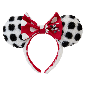 Minnie Mouse Rocks the Dots Classic Sherpa Ear Headband, Image 1