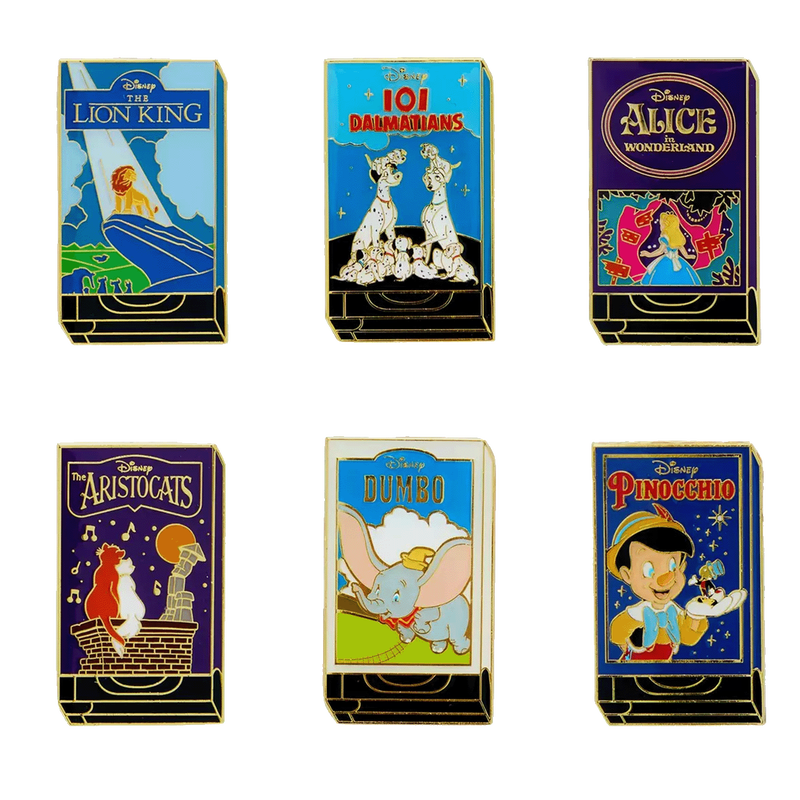Classic VHS Covers Blind Box Pin - Disney, , hi-res view 1
