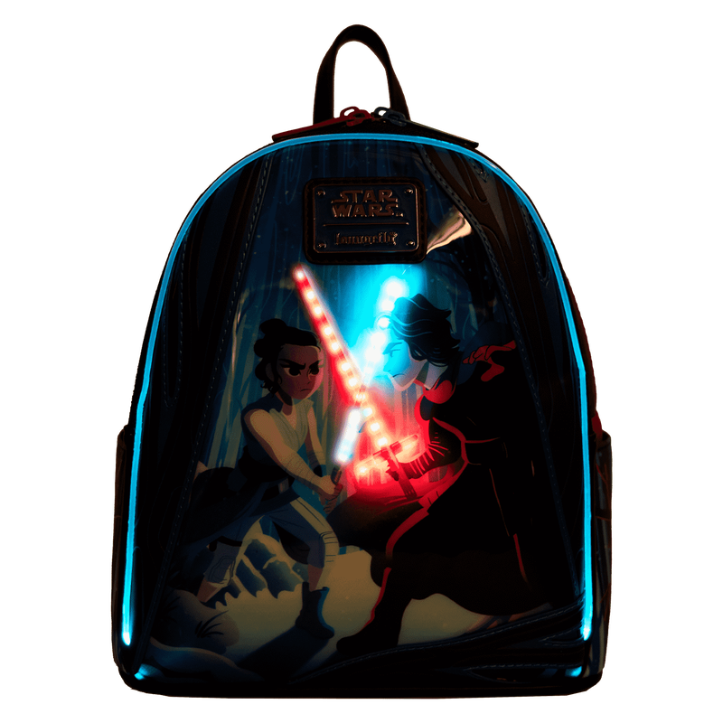 Star Wars: The Force Awakens Rey & Kylo Ren Light Up Mini Backpack, , hi-res view 4