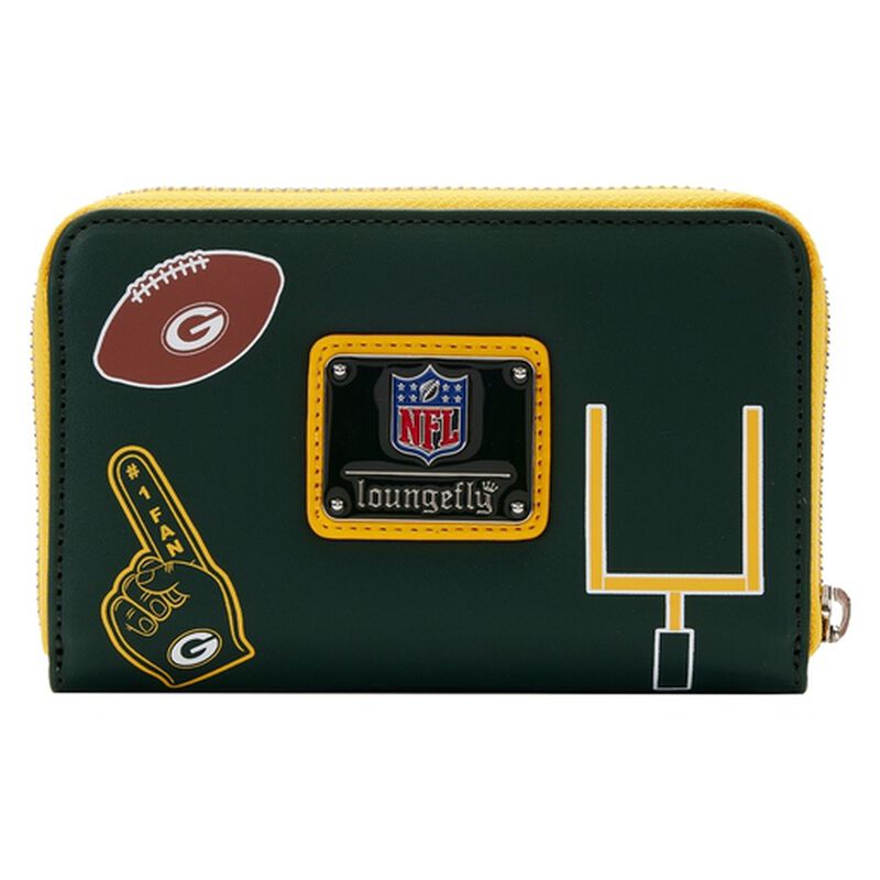 NFL Green Bay Packers Patches Zip Around Wallet, , hi-res image number 3