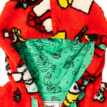 Sanrio Hello Kitty & Friends Holiday Sherpa Zip Up Unisex Hoodie, , hi-res view 5