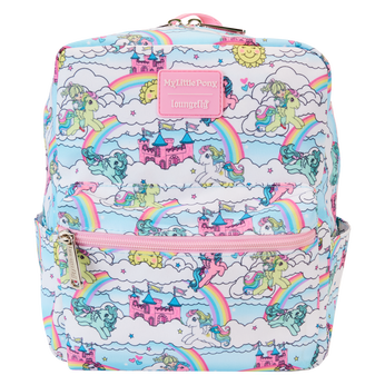 My Little Pony Sky Scene All-Over Print Nylon Square Mini Backpack, Image 1