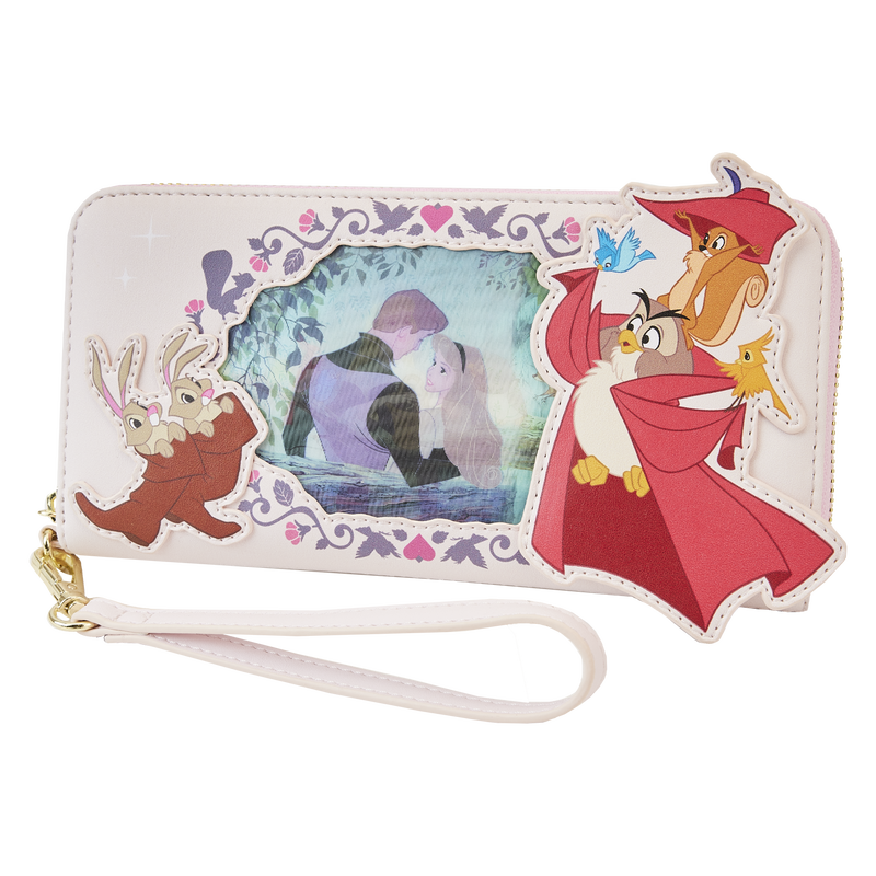 Sleeping Beauty - Reversible Sequin 8 inch Wallet