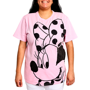 Minnie Mouse Floral Rock The Dots Unisex Tee, Image 1