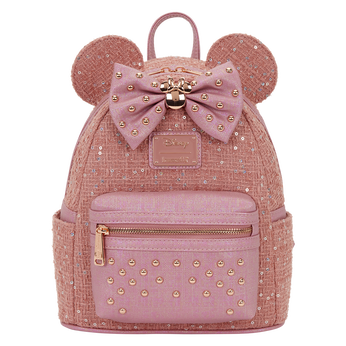 Minnie Mouse Exclusive Glitter Tweed Mini Backpack, Image 1