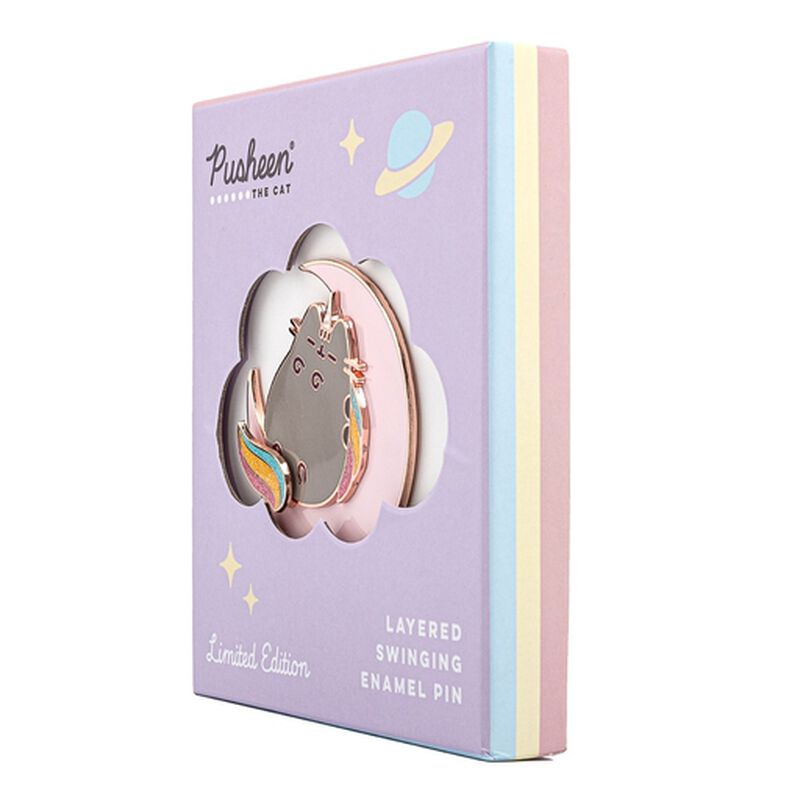 Pusheen Collector Box Swinging Enamel Pin, , hi-res view 2