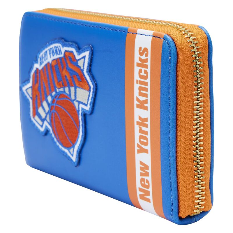 NBA New York Knicks Patch Icons Zip Around Wallet, , hi-res view 3