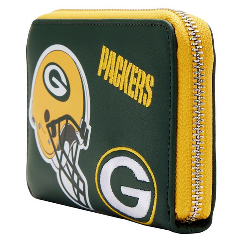 NFL Green Bay Packers Patches Zip Around Wallet, , hi-res image number 2