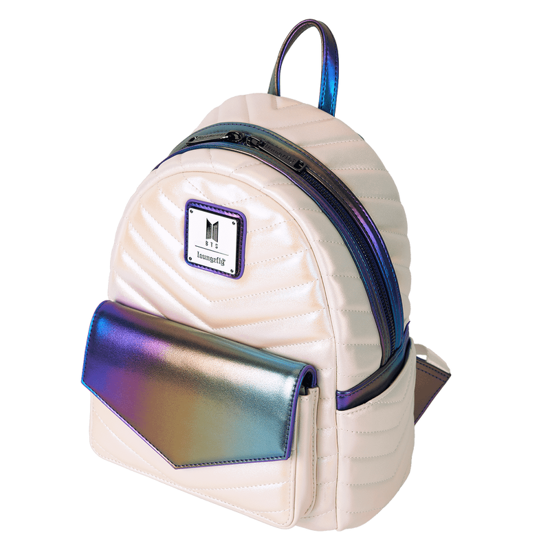 Funko Pop! By Loungefly BTS Iridescent Quilted Mini Backpack, , hi-res view 4