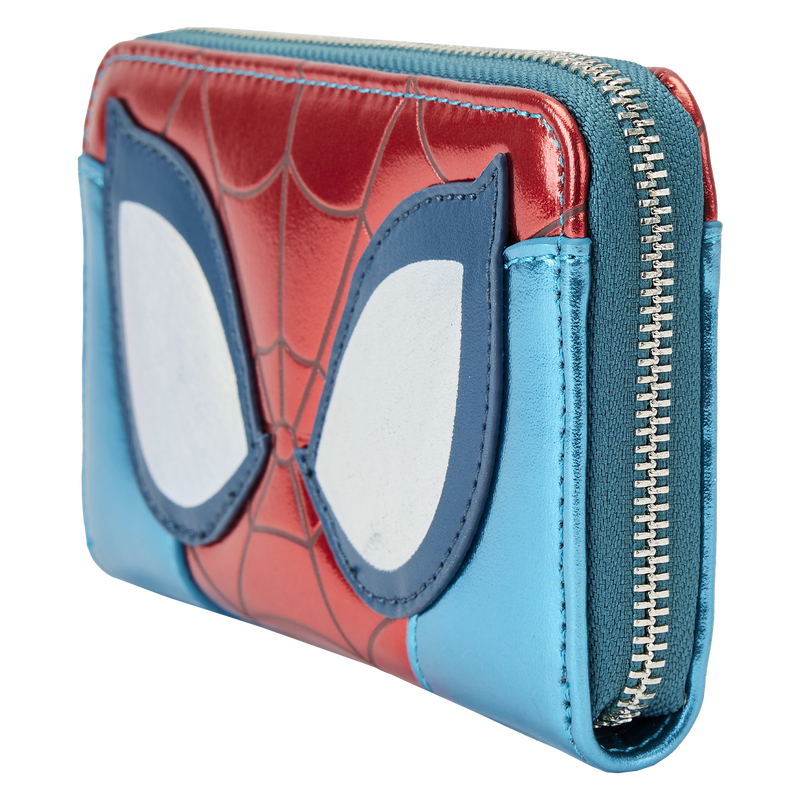Marvel Metallic Spider-Man Zip Around Wallet, , hi-res image number 2