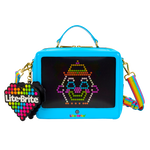 Lite Brite Lenticular Glow Crossbody Bag With Coin Bag