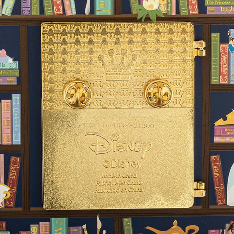 Disney Princess Book Collector Box Hinged Enamel Pin