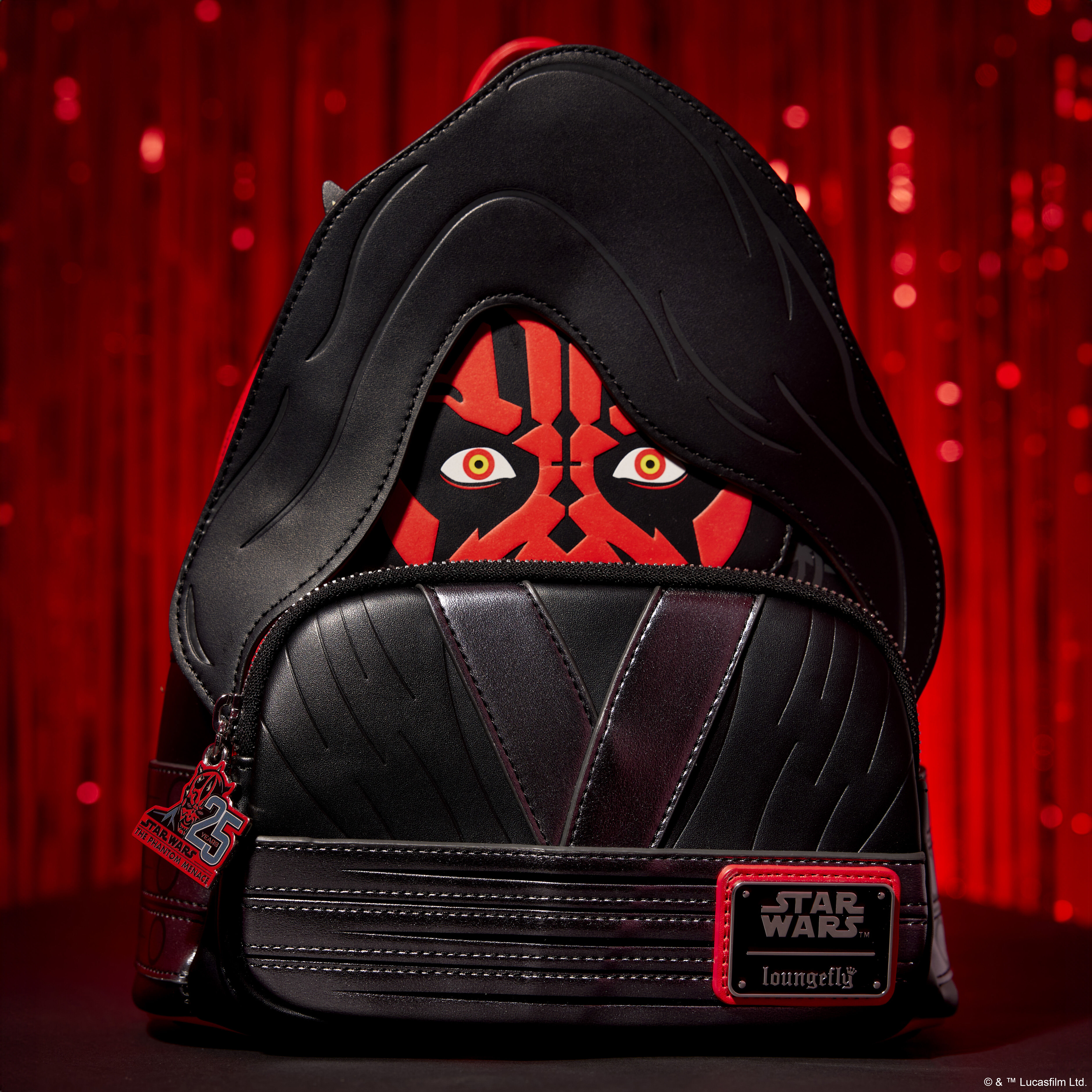 Buy Star Wars The Phantom Menace 25th Anniversary Darth Maul Glow Cosplay Mini Backpack at Loungefly