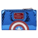Marvel Metallic Captain America Cosplay Flap Wallet, , hi-res image number 4
