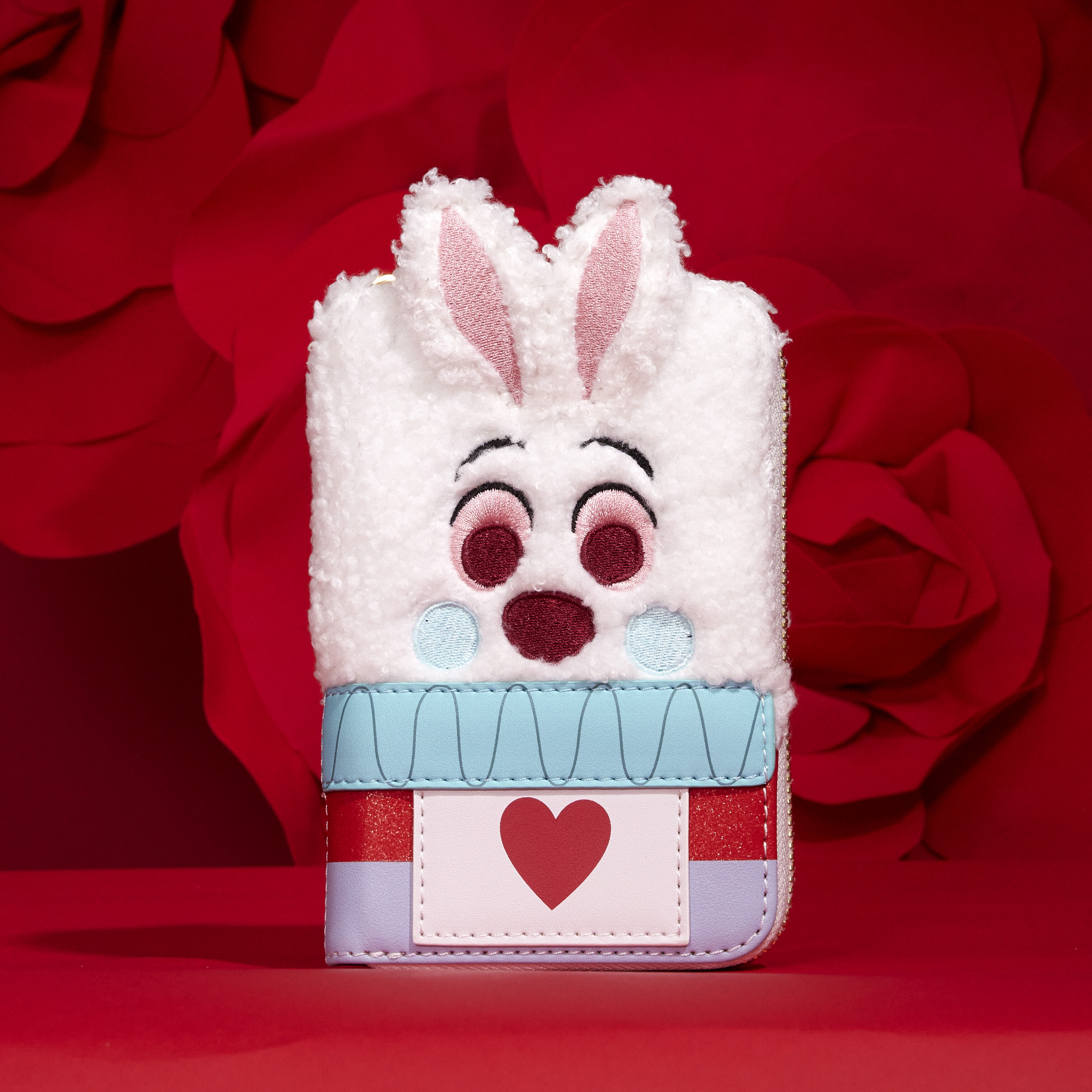 Alice in Wonderland White Rabbit Cosplay Zip Around Wallet